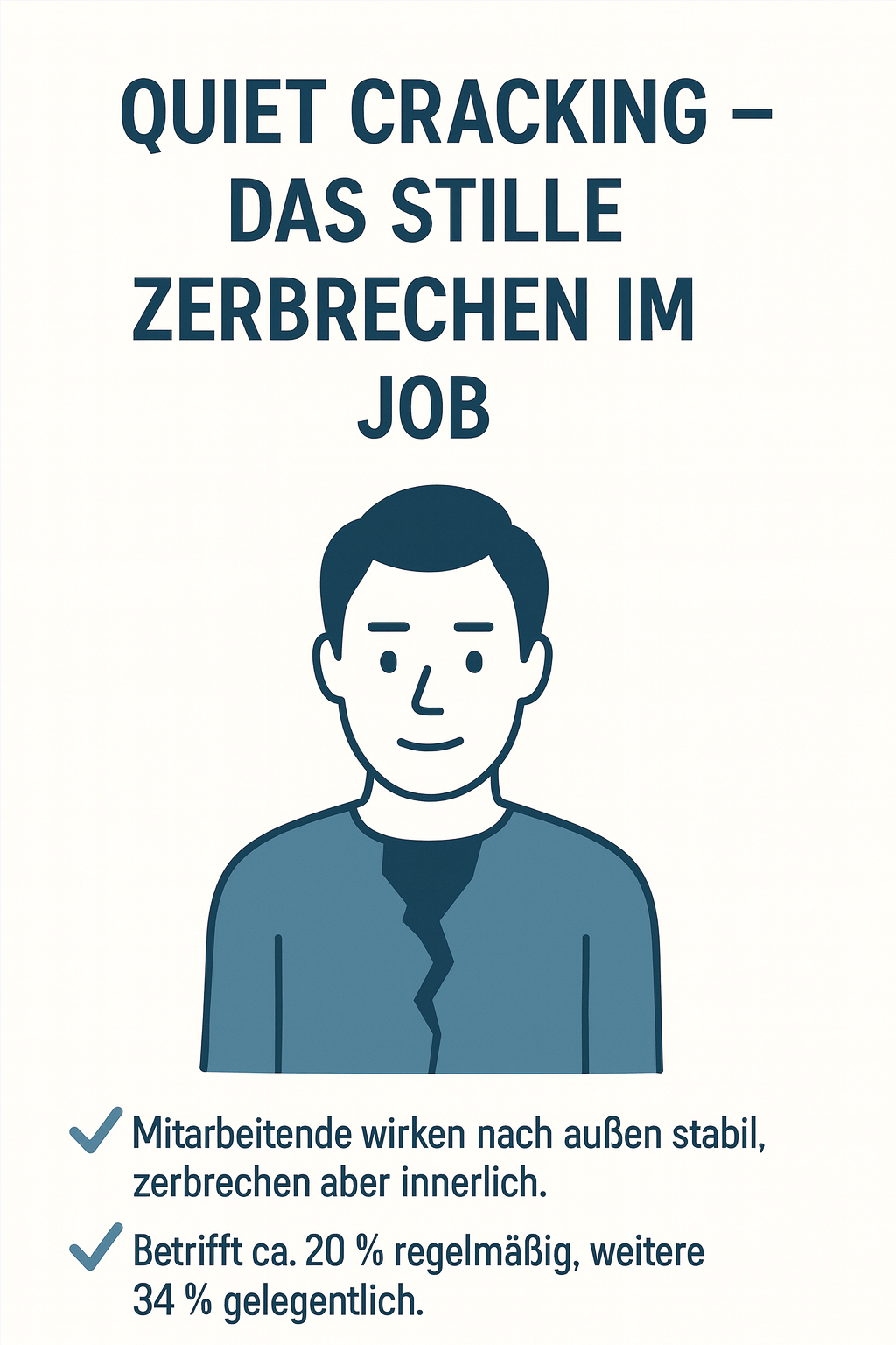 Quiet Cracking 1 20% der Mitarbeiten leiden durch Quiet Cracking